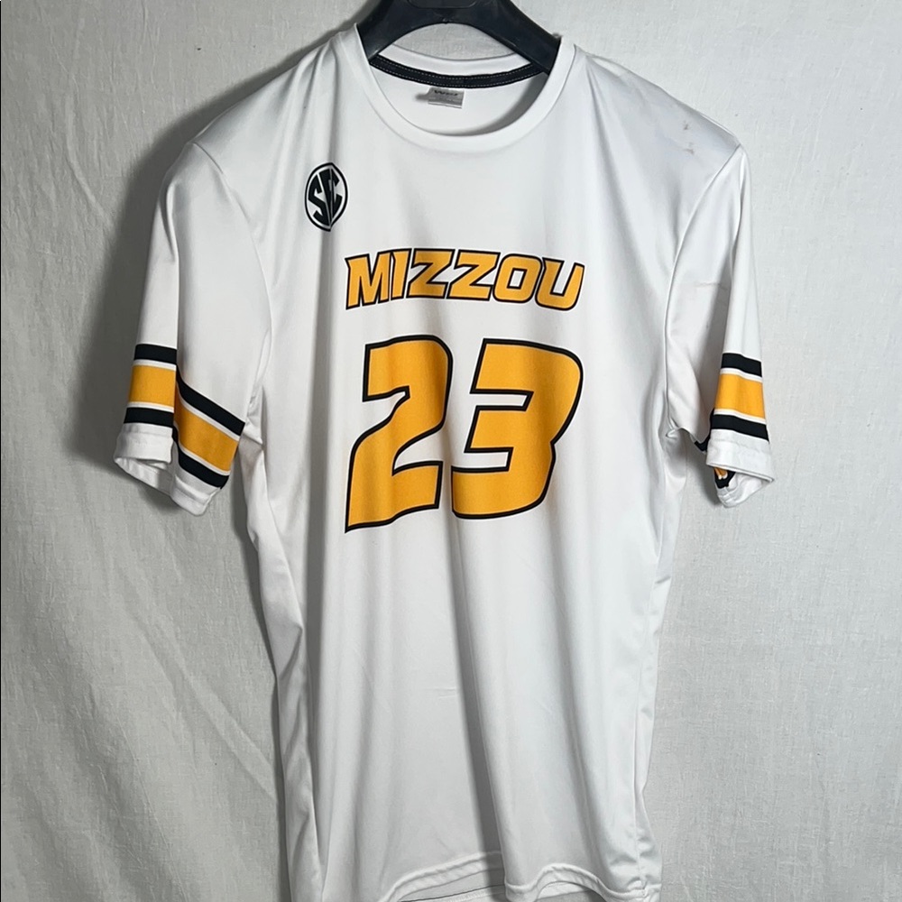 White Mizzou Women’s Shirt/Jersey - Small